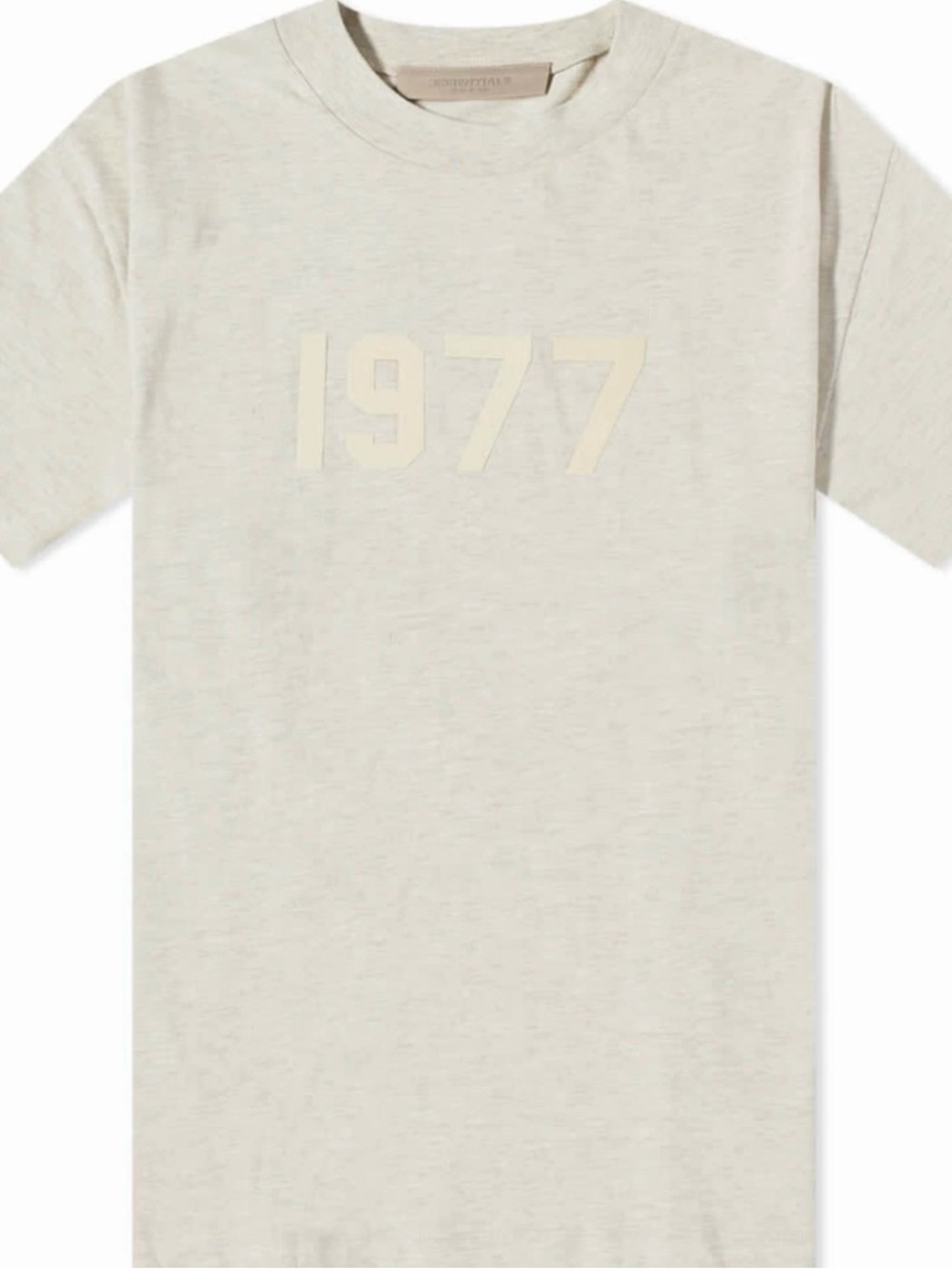 Essentials Fear of God Light Oatmeal 1977 Tee Shirt - Size XXS